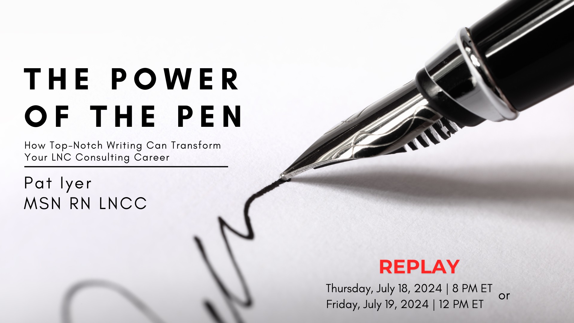 The Power of the Pen - Replay